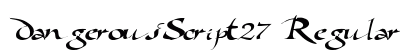DangerousScript27 Regular Preview