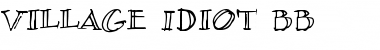 Village Idiot BB Regular Font