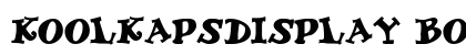 KoolKapsDisplay Bold preview