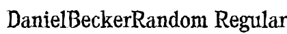 DanielBeckerRandom Regular preview