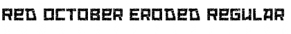 Download Red October Eroded Font Download Red October Eroded Font