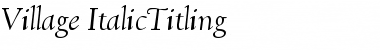 Village Regular Font