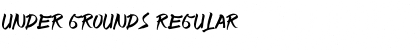 Download UNDER GROUNDS Font