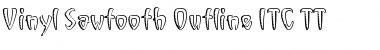 Download Vinyl Sawtooth Outline ITC TT Font Download Vinyl Sawtooth Outline ITC TT Font