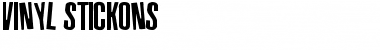 Download Vinyl Stickons Font Download Vinyl Stickons Font