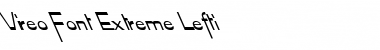 Vireo Font Extreme Lefti Regular Font