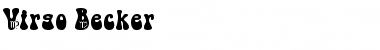 Download Virgo Becker Font Download Virgo Becker Font