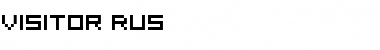 Download Visitor_Rus Font Download Visitor_Rus Font