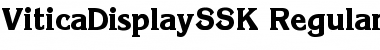 ViticaDisplaySSK Regular Font