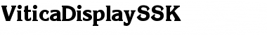 ViticaDisplaySSK Regular Font