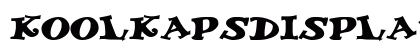 KoolKapsDisplayHvy Bold preview