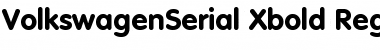 VolkswagenSerial-Xbold Regular Font