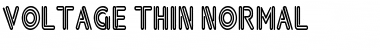 Download Voltage Thin Font Download Voltage Thin Font