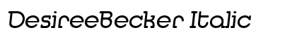 DesireeBecker Italic Preview