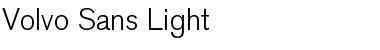 VolvoSansLight Light Font