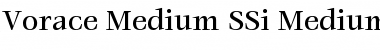 Vorace Medium SSi Medium Font