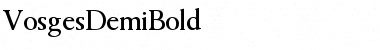 Download VosgesDemiBold Font