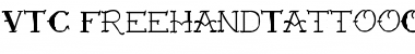 VTC-FreehandTattooOne Font