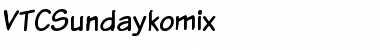 VTCSundaykomix Regular Font