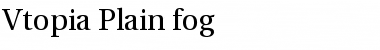 Vtopia-Plain.fog fog Font