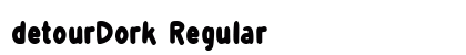detourDork Regular preview