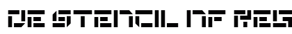 De Stencil NF Regular preview