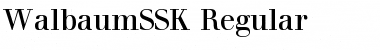 WalbaumSSK Regular Font