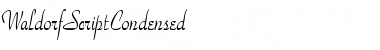 WaldorfScriptCondensed Regular Font