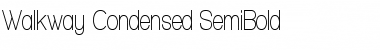 Walkway Condensed SemiBold Regular Font