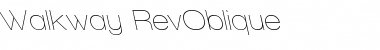 Walkway RevOblique Regular Font