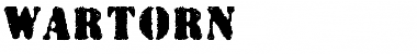 Wartorn Regular Font