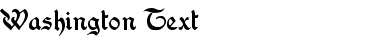 Washington Text Regular Font