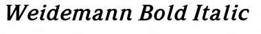 Download Weidemann Font