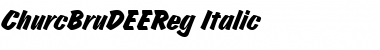 Download ChurcBruDEEReg Font Download ChurcBruDEEReg Font