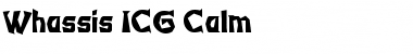 Whassis ICG Calm Regular Font