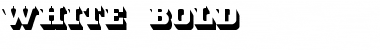 White Bold Font