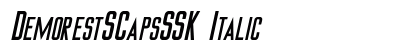DemorestSCapsSSK Italic Preview