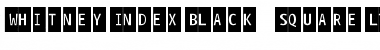 WhitneyIndexBlack Medium Font