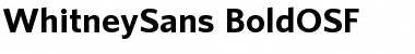 Download WhitneySans-BoldOSF Font