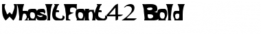 Download WhosItFont42 Font