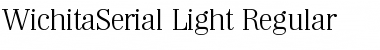 Download WichitaSerial-Light Font