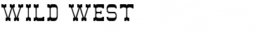 Wild West normal Font Wild West normal Font