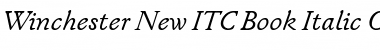 Winchester New ITC Book Italic Font Winchester New ITC Book Italic Font