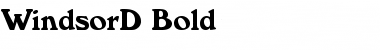 WindsorD Bold Font