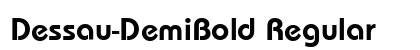 Dessau-DemiBold Regular preview