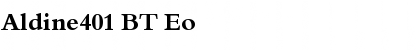 Download Aldine401 BT Eo Font Download Aldine401 BT Eo Font