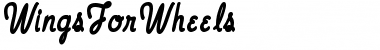 WingsForWheels Regular Font