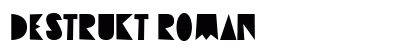 Destrukt Roman preview