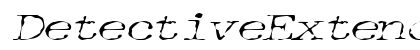 DetectiveExtended Italic Preview