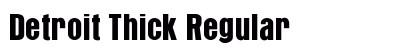 Detroit Thick Regular preview